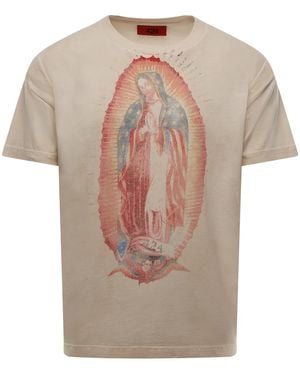 424 Virgin Mary T-Shirt "Salt" Ff6Smt80Hp Je001 001" - Black