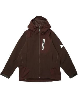 and wander Stretch Shell Jacket "Bordeaux" 5745221005 071" - Black
