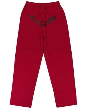 Sp5der Vvs Joggers 104" - Red
