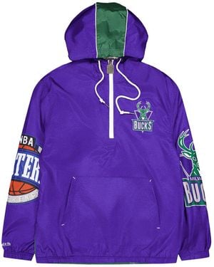 Mitchell & Ness Team Og 2.0 Anorak Windbreaker Bucks Ojpo5527 Mbuyyppppurp" - Purple