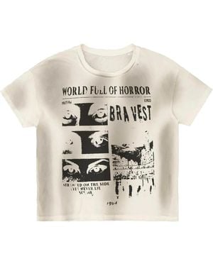 Bravest Studios Horrors Vintage T-Shirt Bs85" - Black