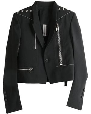 Rick Owens Giacca Alice Jacket Pearl" Rp02E4757 Wgpes1 0908" - Black