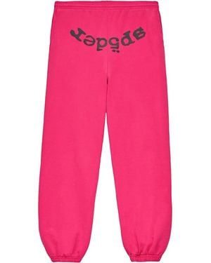 Sp5der Og Web V2 Jogger & Joggers M01Ss002W2Pb" - Black