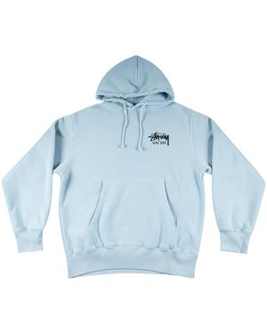 Stussy New York Chapter Hooded Sweatshirt "Sky" Stus460" - Blue