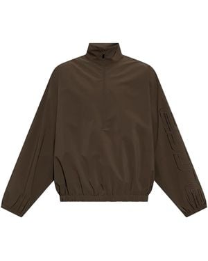 Fear Of God Active Trace Half Zip Track Jacket 192Sp266742F" - Black