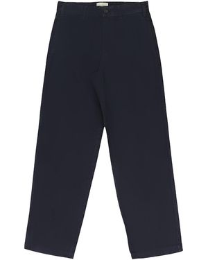 Aimé Leon Dore Garment Dyed Straight Fit Trousers "Dark" Fw23Wp015 Charcoal Art" - Black