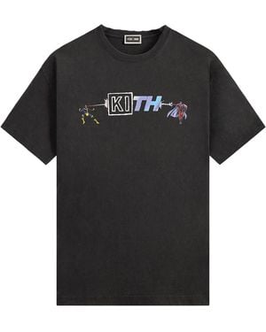 Kith Cyclops Vs. Magneto Vintage T-Shirt Khm034335 001" - Black