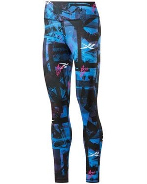 Reebok Workout Ready Myt Aop Tight Ft2681" - Black