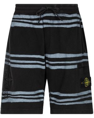 Supreme Stone Island Warp Stripe Short "Fw20 - Black