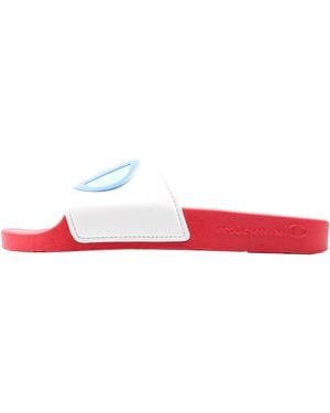 Champion Life Ipo Colour Block Slides Cm100330W" - Red