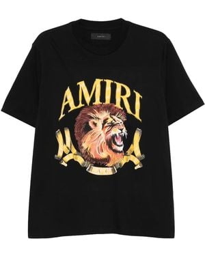 Amiri Lion T-Shirt Amjyte1090 001" - Black
