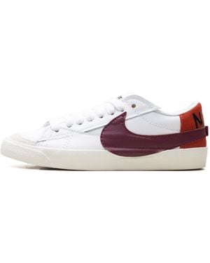 Nike Blazer Low 77 Jumbo "Dark Beetroot Cinnabar" Dq1470 104" - Black