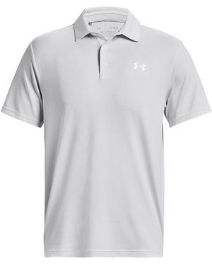 Under Armour Playoff 3.0 Stripe Polo Halo" 1378676 100" - Black