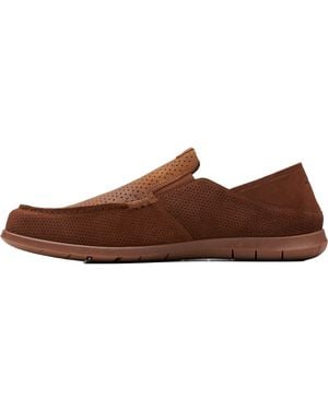 Clarks Flexway Easy "Dark Suede" 26176946" - Brown