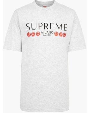 Supreme Milano T-shirt "ss 21" - Gray