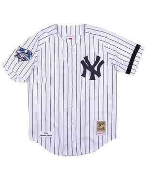 Mitchell & Ness Authentic Jersey Ny Yankees 2000 Ws Mariano Rivera Nyywhny00Mri A" - Black