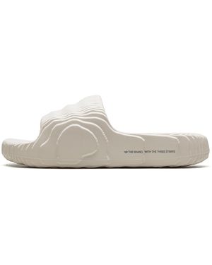 adidas Adilette 22 Slides "Aluminium" Gx6950" - White