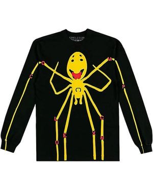 Travis Scott Cactus Plant Flea Market X Complexcon Spider Legs Long Sleeves T-Shirt Cpfm30" - Black