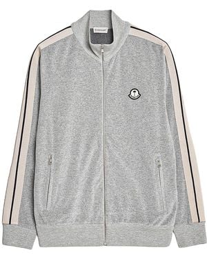 Palm Angels Pa X Moncler Zip Up Cardigan "Light" Pmbd074T24Fab0010500" - Black