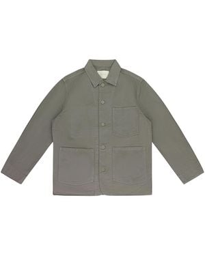 Aimé Leon Dore Garment Dyed Chore Jacket "Tan" Ald Motw 0027" - Black