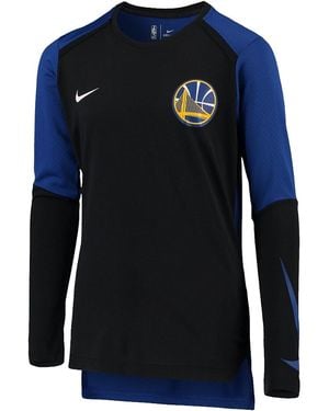Nike Nba Gs Warriors Dri‑Fit Long Sleeve Shirt 941124 010" - Black