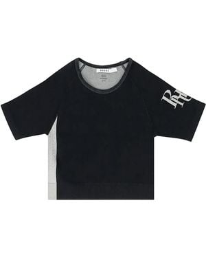 Rhude Techknit Fitted Top Fw22To026424860486" - Black