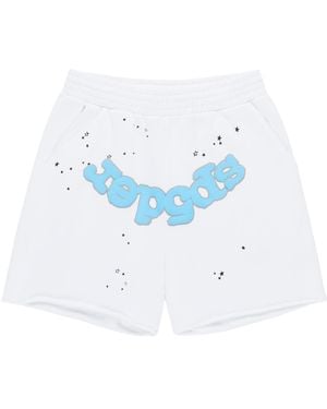 Sp5der Og Logo Sweatshort Light" 653" - Black