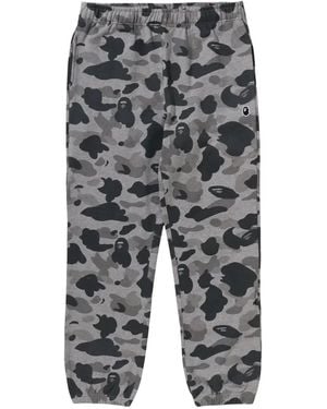 A Bathing Ape Camo Joggers 0Zxptm152006N" - Black