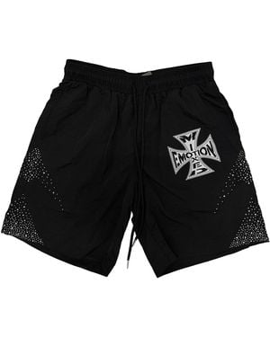Mixed Emotions Classic Nylon Shorts Mixe010" - Black