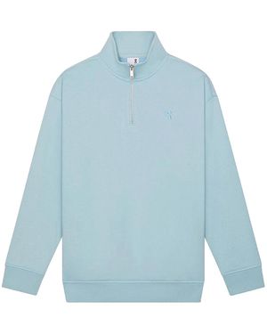 On Shoes Club Collective 1/4 Zip Sweatshirt "Brook" 1Mg10734996" - Blue