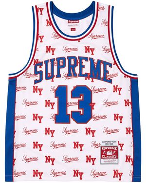 Supreme Mitchell & Ness Monogram Basketball Jersey "Ss26 - Black