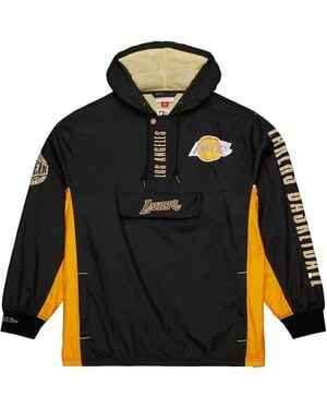 Mitchell & Ness Team Og 2.0 Anorak Windbreaker Vintage Logo "Nba Lakers" Ojpo7093 Lalyypppblck" - Black