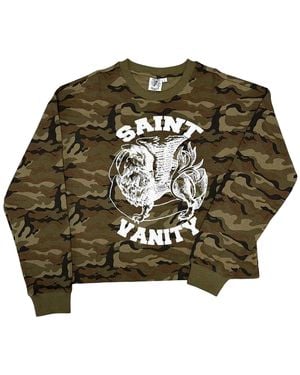 SAINT VANITY Thermal Long-Sleeve T-Shirt Sv014" - Black