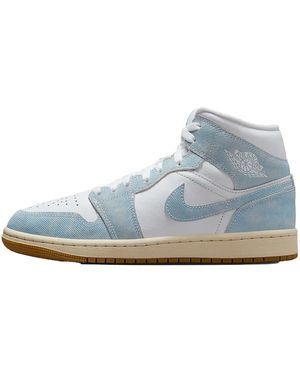 Nike Air 1 Mid "Denim Gum" Hq2005 100" - Blue