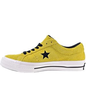 Converse One Star Ox "Bold Citron--Whit" 163245C" - Yellow