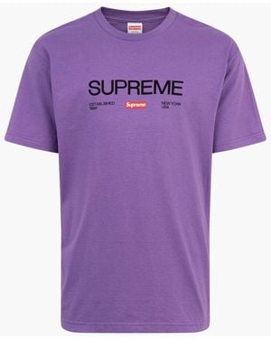 Supreme Est 1994 T-shirt "fw 21" - Purple