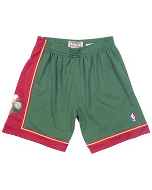 Mitchell & Ness Nba Swingman Seattle Super Sonics Road 9596 Shorts Smshgs18253 Ssudkgn95" - Green