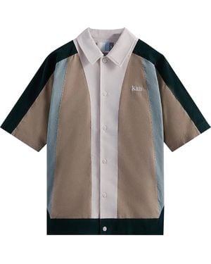 Kith Micro Cord Woodpoint Shirt "Multi" Khm031173 368" - Black