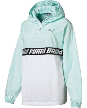PUMA 1/2 Zip Modern Sports Jacket "Fair Aqua" 854066 34" - Black