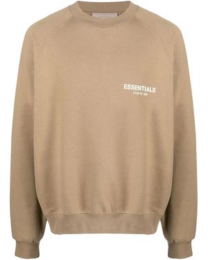 Fear Of God Essentials Crewneck Sweatshirt "Oak" 192Bt212045F" - Black