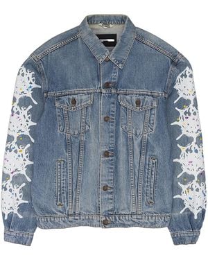 Sp5der Vintage Web Field Jacket "Denim" 105" - Blue