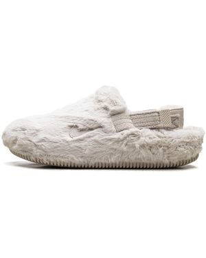Nike Calm Mule Fur "Sanddrift" Fz3119 100" - Black