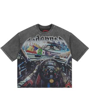 GODSPEED NEW YORK Drivers Seat T-Shirt Wash" Gs208" - Black