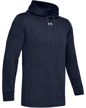 Under Armour Hustle Fleece Hoodie "Midnight 1300123 410" - Blue