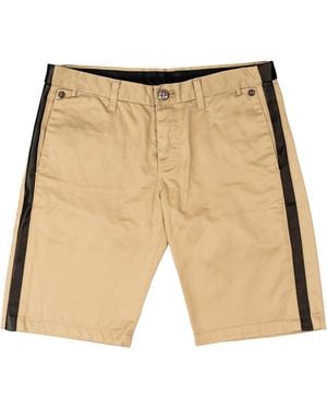 Chrome Hearts Leather Lined Chino Shorts "Tan/ Chrm1725" - Black