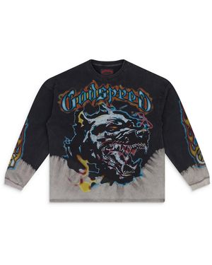 GODSPEED NEW YORK Off The Leash/S T-Shirt Gds Mtps 0036" - Black