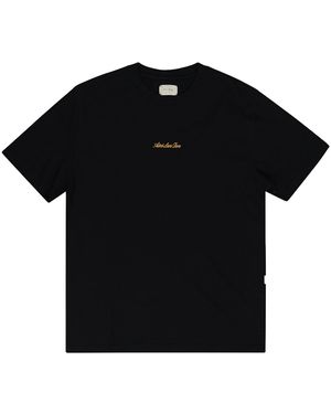 Aimé Leon Dore Script Logo T-Shirt "Jet" Fw24Ct001 Jet" - Black