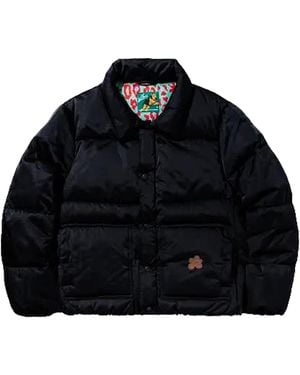 GOLF le FLEUR Collared Puffer Jacket 3001Blk" - Black