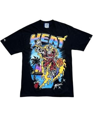 Warren Lotas Flying Heat Short Sleeve T-Shirt Wl032" - Black