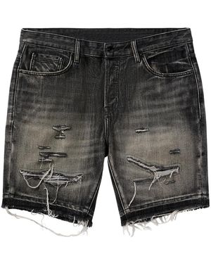 BBCICECREAM Cadet Crater Denim Short 851 4100" - Black